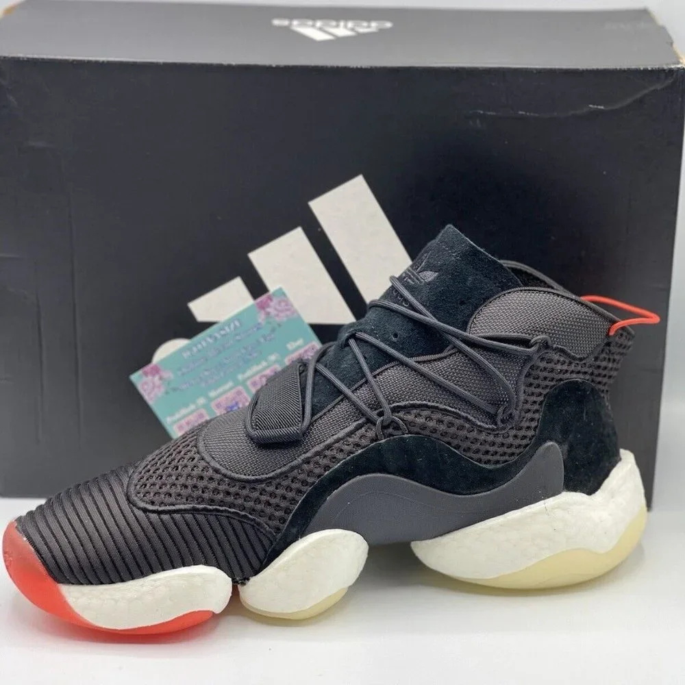 Adidas Crazy BYW Men's Basketball Shoes‎ Black Boost Size 9 90s Retro